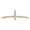 Ekena Millwork Bellingham Rough Sawn Timber Gable Bracket, Douglas Fir, 72"W x 21"H x 4"D x 4"F, 7/12 Pitch GBW072X21X0404BEL00RDF - alternate 1